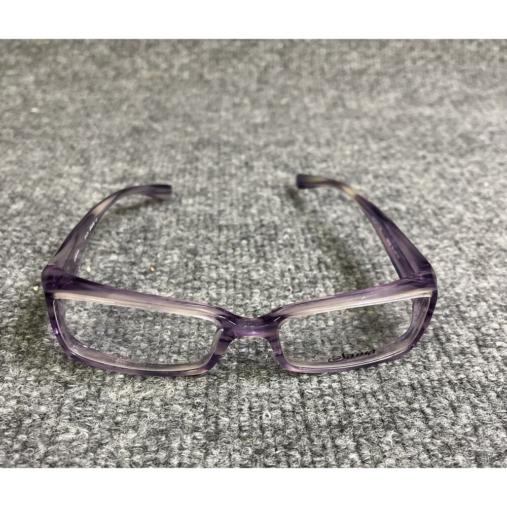 Sama Eyeglasses Frames WACK-Grape Clear Purple  Rectangular 54-17-138